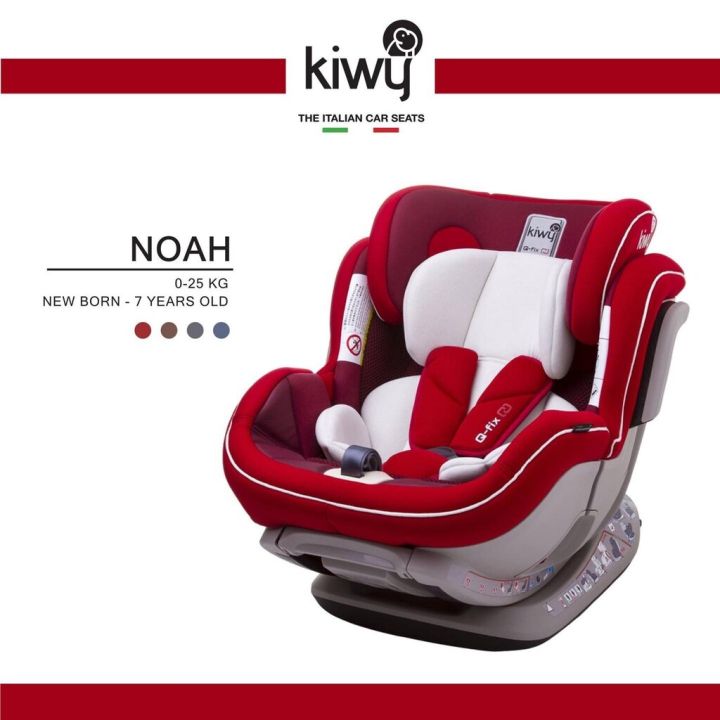 kiwy-คาร์ซีท-รุ่น-noah-เหมาะสำหรับเด็กแรกเกิด-7ปี-iso-fix-คาร์ซีทหมุนได้-360-องศา