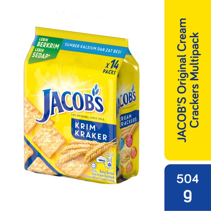 Jacob s Cream Cracker Multipack g Original แครกเกอร จาคอบส ถงมลตแพค รสออรจนล