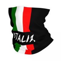 ✶✔♨ Italy Flag Neck Gaiter Women Men UV Face Shield Winter Bandana Scarf for Hiking