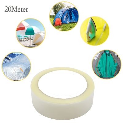 20Meter Waterproof Seam Sealing Tape Iron On Hot Melt 2 Layer PU Coated Fabrics Outdoor Tools for Sportswear Clothing Tent 20mm Adhesives  Tape