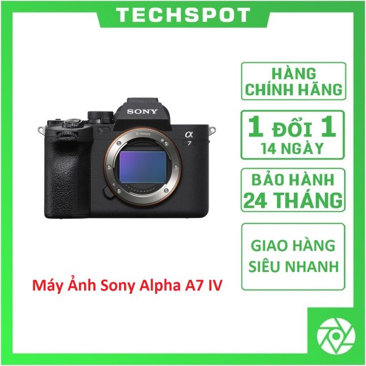 Máy Ảnh Sony Alpha A7 IV: Máy ảnh Sony Alpha A7 IV là thiết bị hoàn hảo cho các nhiếp ảnh gia chuyên nghiệp và người mới bắt đầu. Với tính năng chụp ảnh nhanh, độ phân giải cao và hệ thống lấy nét tự động tốt nhất, sản phẩm này mang đến cho bạn những bức ảnh đẹp nhất trong mọi tình huống.