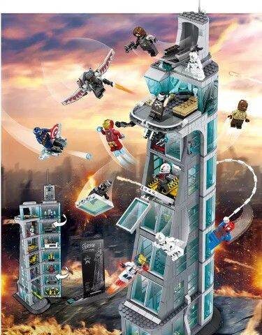 ชุดตัวตัวต่อนาโนไมโครบล็อค-no-6788-hero-buildng-ชุด-attack-on-avengers-tower-จำนวน-1209-pcs-รวมเหล่า-ฮีโร่-marvel-super-heroes-สุดคุ้ม