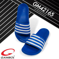 รองเท้าแตะผู้ชาย รองเท้าแตะผู้หญิง รองเท้าแตะของแท้ รองเท้าแตะแบบสวมลายทาง รองเท้าแตะลำลอง GAMBOL รุ่น GW42165/GM42165
