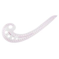 Affordable 11.8 quot; Long Comma Shaped Plastic Transparent French Curve Ruler SplIne