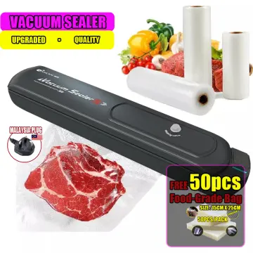 Vakumar VH5186 Vacuum Sealer Machine Food vacuum machine Packaging Sealing  Machine 90Kpa sealing machine kitchen commercial household food vacuum  sealing machine