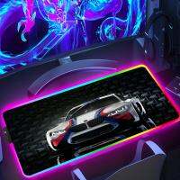 【jw】▩✷℗  B-BMW Pc Accessories Rgb Extended Xxl Large Backlight Gamer Anime Mousepad Desk Backlit Protector