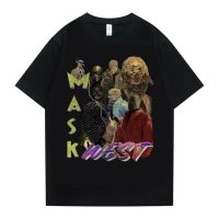 Rapper Kanye West Graphic Print Tshirt Mne Hop Tshirt Mens T Shirts Male Vintage