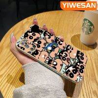 YIWESAN เคสสำหรับ OPPO A92 OPPO A52 OPPO A72 4G เคสการ์ตูนเครยอนชินจันเคสโทรศัพท์ซิลิโคนชุบหรูหราด้านดีไซน์ใหม่เคสคลุมทั้งหมดป้องกันเลนส์กล้องเคสนิ่มเคสกันกระแทก