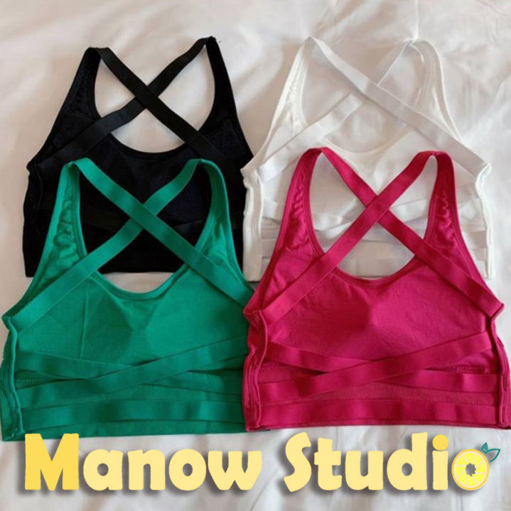 บรา-บราสายเดี่ยว-เสื้อกล้าม-สายเดี่ยว-บราสายเดี่ยวแบบสวม-t15-manow-studio