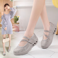 Wedges Shoes Women Plus Size 41 Korean Style Platform Sneakers Black Ladies Slip On Loafers Sports Shoes Women