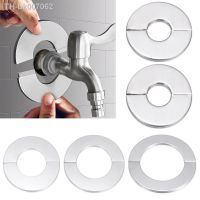 ✱☎  Stainless Steel Water Pipe Wall Covers Self-Adhesive Shower Faucet Decorative Cover Chrome Finish Bathroom Accessories