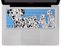 XSKN Lovely Spot Dog Design Durable Ultrathin Keyboard Cover Silicone Skin Protector for Macbook Pro 13 15 17 Inch  blue Basic Keyboards