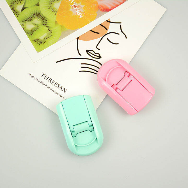 ที่ดัดขนตา-สีลูกกวาด-สี-macaron-เครื่องดัดขนตาแบบพกพาขนาดเล็ก-ที่ดัดขนตาญี่ปุ่นและเกาหลีใต้-เครื่องมือความงาม-ที่ดัดขนตา