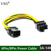 6pin Female to 8pin Male 20cm PCI Express Power Converter Cable for GPU Video Card PCIE PCI E 6pin 8pin stroomkabel