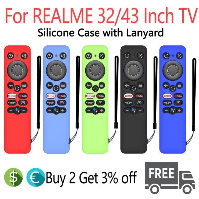 Remote Control Case for REALME 32/43in TV Stick,Silicone Luminous Protective Case Controller Protector for REALME 32/43 Inch