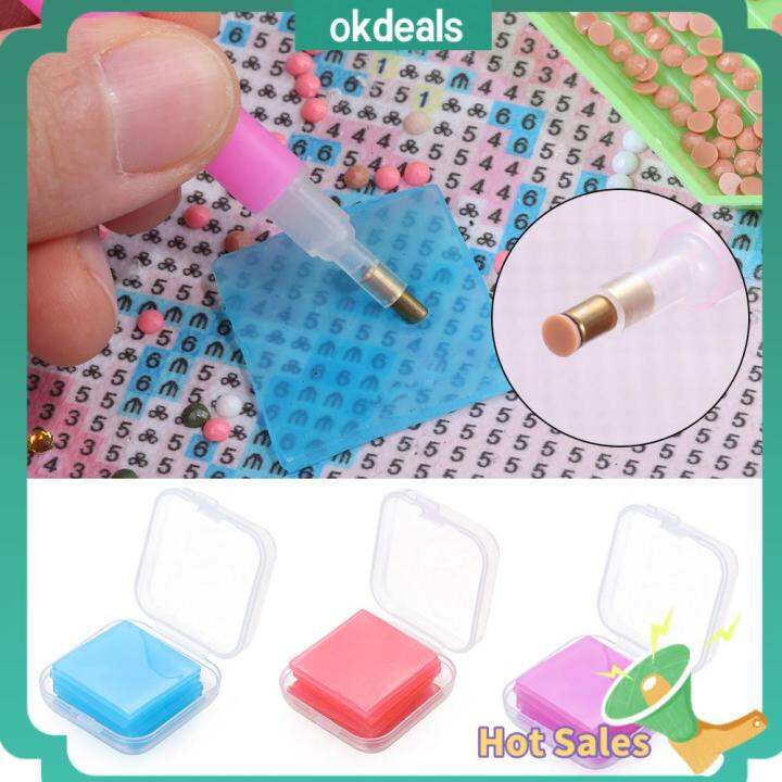 OKDEALS DIY Crafts Point Drill Pen Cross Stitch Storage Container