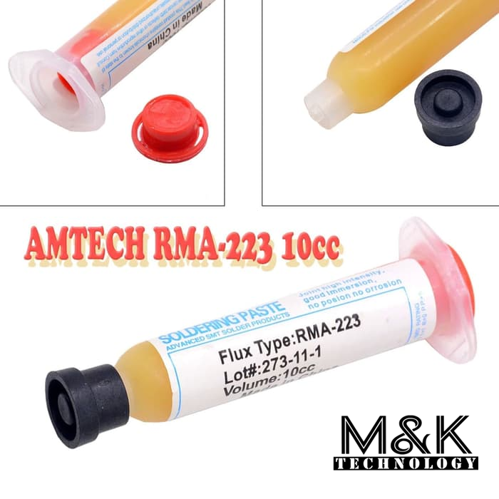 Original AMTECH RMA223UV BGA Solder Paste Flux for Mobile Phone BGA Soldering Paste Welding