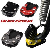 ▦✕ Motorcycle Accessories Kickstand Side Stand Extension Enlarger Pad Side Bracket For YAMAHA XMAX X-MAX 125 250 300 400 XMAX300