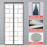 Winter Door Curtain Thermal Windshield Household Air Conditioner Windproof Cold Air Thickened Punch-Free Partition Kitchen Lampblack Transparent