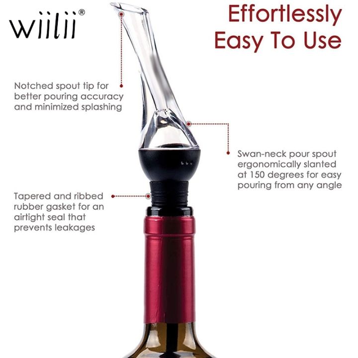 cod-free-cas-liuaihong-wiilii-ขวดเครื่องอัดลมไวน์รูปเหยี่ยว-อุปกรณ์ท่อครัวเครื่องเติมอากาศแบบหยดน้ำ