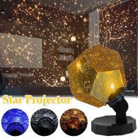 [Super bright bulb] Star Projector Galaxy Lamp Starry Sky Night Light 360 ° Rotating Rechargeable 3-Color Bedside Gift