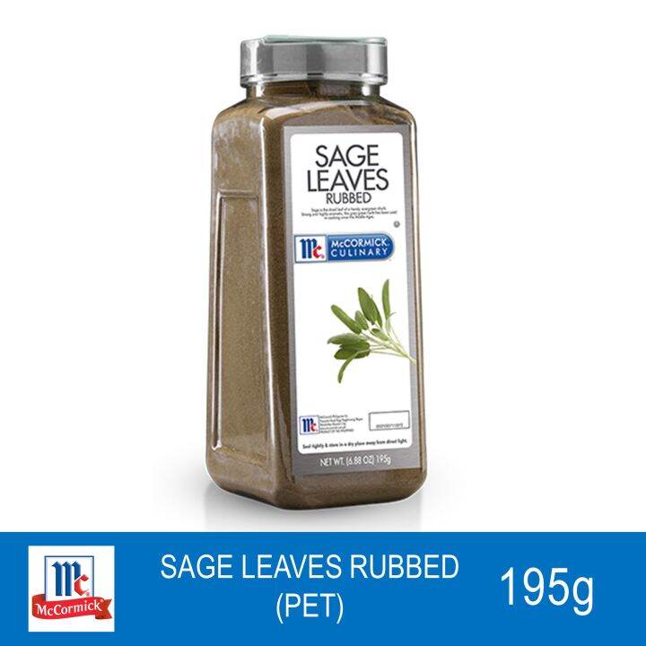 McCormick Sage Leaves Rubbed PET Bottle 195G Lazada PH