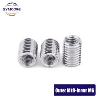 5pieces Outer M10 to Inner M6 Internal And External Thread Nut Thread Conversion Socket Reducing Screw