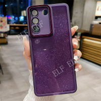 เคสใส่โทรศัพท์ลูกอมกากเพชรสุดหรูใหม่สำหรับ VIVO V27E Y02 Y36 V23E Y02T Y02A Y21S Y22 Y22S Y15A VIVOY36 Y35 V27e ใสมีฝาปิดกันกระแทก4G 5G