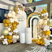 【CC】 Lemon Garland Arch Boho Wedding Birthday Balloons Baby Shower Decoration Supplies