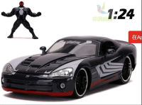 1:24 2008 Dodge Viper SRT10พิษ Supercar ล้อแม็กรถยนต์รุ่น D Iecast ของเล่นยานพาหนะเลียนแบบรถยนต์ของเล่นของขวัญเด็กคอลเลกชัน J201