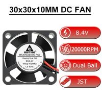 5ชิ้น Gdstime Dc 8.4V 3ซม. 30X30X10มม. 30X10มม. ตลับลูกปืน3010เครื่องพิมพ์3d พัดลมทำความเย็นขนาดเล็กไม่มีแปรงถ่านพัดลมเย็นระบายความร้อน