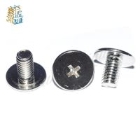 50pcs M2.5 M3 Big flat head Laptop Screws  Tamper-resistant Screw notebook computers Carbon nickel plating(Head diameter: 7mm) Fasteners