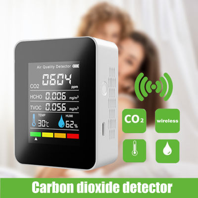 20215 in 1 Air Monitor CO2 Carbon Dioxide Detector Greenhouse Warehouse Air Quality Temperature Humidity Monitor Measurement Meter