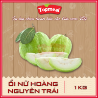 HCM - Ổi nữ hoàng nguyên trái 1kg - Giòn, thơm ngon, ngọt - Giao nhanh thumbnail