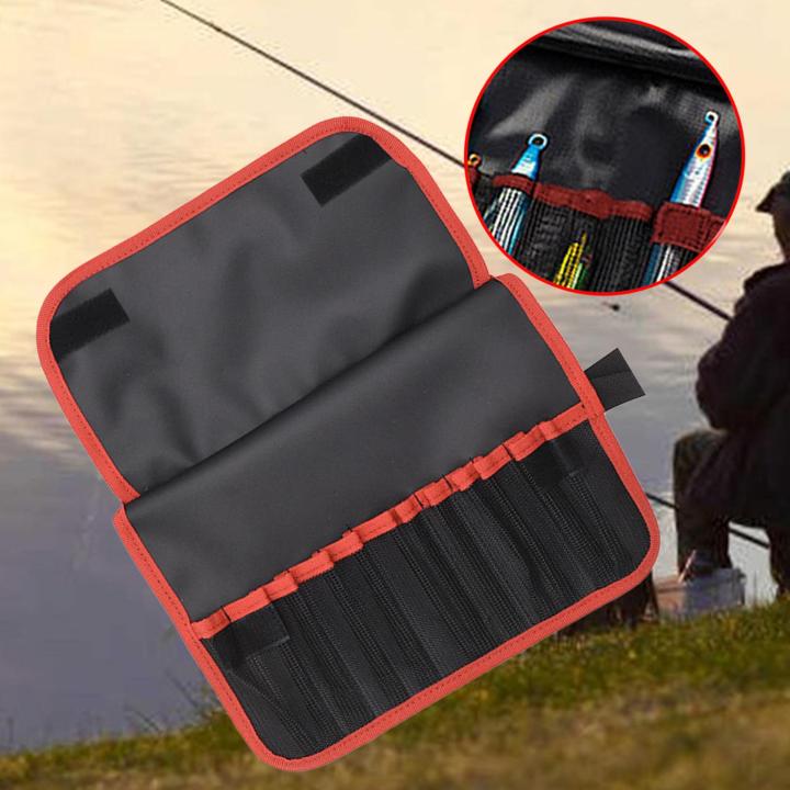 กระเป๋าใส่ของแบบจับหมุนได้กระเป๋าเก็บของเหยื่อตกปลาแบบพับได้