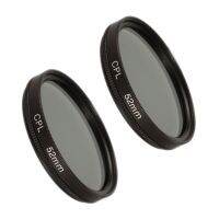 2pcs 52mm Circular Polarising CPL Filter for Canon 650D 700D Nikon D3100 D3200 D3300