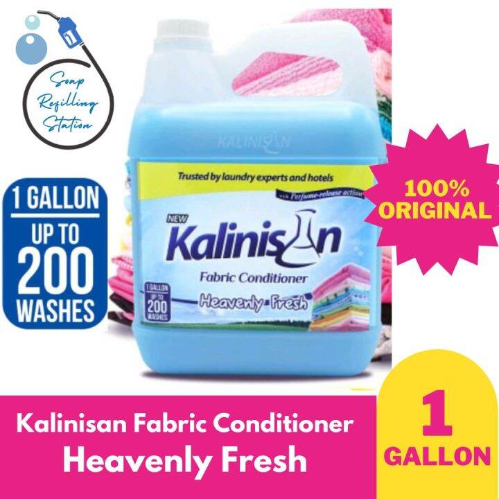 KALINISAN Fabric Conditioner Heavenly Fresh Blue 1GALLON (NEW LABEL ...