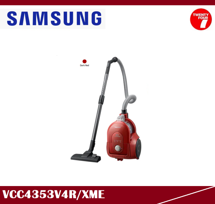 SAMSUNG Vacuum Cleaner Canister Bagless with Twin Chamber System, 360W