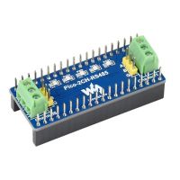 Pico-2CH-RS485, 2-Channel RS485 Module for Raspberry Pi Pico, SP3485 Transceiver, UART to RS485, Standard Pi Pico Header