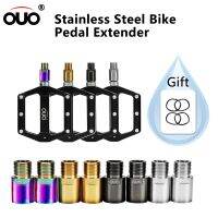 OUO Bike Pedal Extender Bicycle Pedal Axle Extension Bolts 20mm Crank Arm Spacer Accessories For MTB Road Bicycl Footrest Parts