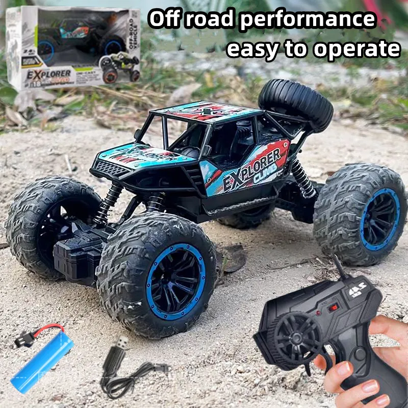 Toy Time Remote Control Monster Truck 1:16 Scale, 2.4 GHz Off-Road