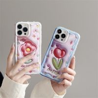 เคสโทรศัพท์มือถือ ลายดอกไม้ สามมิติ แฟชั่น สําหรับ iPhone 14 Pro Max iPhone 13 iPhone 12 iPhone 11 QC7311522