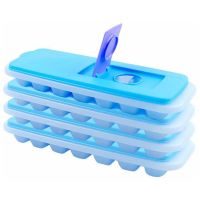 1pcs Ice Mold Stackable Ice Cube Tray DIY Ice Box Plastic Drinks Mould With Lid Kitchen Ice Cube Mold Bakeware Utensil