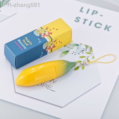 Lipstick Lip Balm Tube Empty 12.1mm Cute Shape Banana Top Quality Plastic Lips Care Rouge Tubes Lipsticks Gloss Container 12.1mm