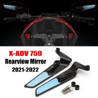 กระจกมองข้างสำหรับมอเตอร์ไซค์ฮอนด้า X-ADV 750กระจกมองหลังแบบปีกลมปรับได้360กระจกข้างรถสปอร์ต XADV 750 2021-2022