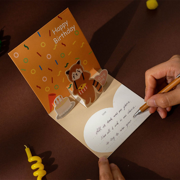 การ์ดป๊อบอัพสำหรับอวยพรวันเกิด-pop-up-birthday-card-การ์ดป๊อบอัพน่ารัก-การ์ด-การ์ดอวยพร