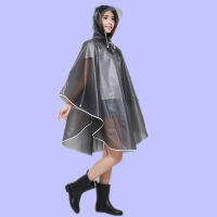 Cycling Motorcycle Raincoat Cape Poncho Hooded Windproof Rain Coat Cycling Climbing Hiking Travel Rain Cover