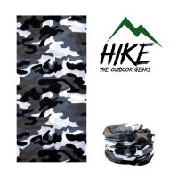 HIKE สินค้าพร้อมส่ง ผ้าบัฟ ผ้าบัพ โพกหัว กันแดด จักรยาน ตกปลา เดินป่า วิน vacation ลายพราง สีดำ