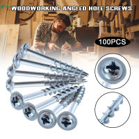 Just-In 100Pcs 25-63Mm Cross Screw Set Woodwork Inclined Self Tapping Half Tooth Wood Screws Assorted Screws Set Standard Size Rack Screws Assorted Wood Screws Screws Set Assortment Screw Set Wood Screws Assortment Kit ปลาย Phillips