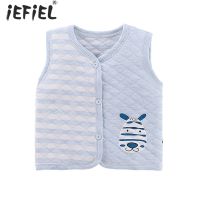 （Good baby store） 0 5Y Children  39;s Vest  amp; Waistcoat Spring Autumn Thick Cotton Warm Vest Boys Girls Cartoon Cardigan Coat Baby Jacket Kids Vests